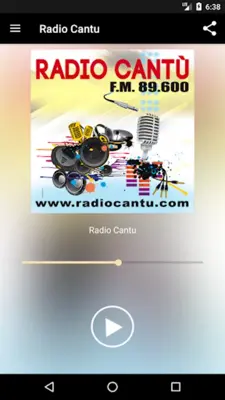 Radio Cantu android App screenshot 1